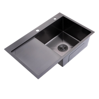 Кухонная мойка Splenka S704.7850.09, графит — фото 1, Кухонные мойки