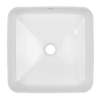 Раковина-чаша Azario 375x375x135 накладная, квадратная, белый глянец арт-AZ-2283 — фото 1, Раковины накладные