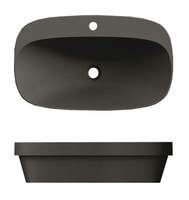 Товар: Раковина Scarabeo MOON встраиваемая сверху без перелива с одним отверстием цвет черный матовый с антибактериальным и грязеотталкивающим покрытием BIOKER 5512 49 арт-5512 49 BK - фото 2 Раковина Scarabeo MOON встраиваемая сверху без перелива с одним отверстием цвет черный матовый с антибактериальным и грязеотталкивающим покрытием BIOKER 5512 49 арт-5512 49 BK — фото 2, Раковины встраиваемые сверху