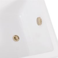 Ванна MALTA 167 см из литьевого мрамора NOVA GEL с каменными ножками/ Aqua de Marco 1170WMAL_GEL — фото 9, Ванны