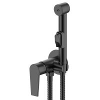 Гигиенический душ со смесителем встраиваемый ESKO BTSMHB, черный — фото 1, Гигиенические души