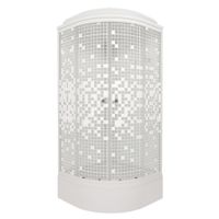 ДК Мозаика 100*100 В (7 мест+сифон D50мм) арт-Щ0000061822 — фото 2, Душевые кабины