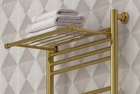 Полка прямая Полка Сунержа прямая 4П / L 370 Золото арт-03-2012-4370 — фото 1, Полки для полотенец