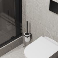 Щетка для туалета Timo Petruma черное золото арт-15261/18 — фото 1, Ершики для унитаза