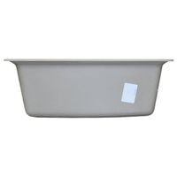 Кухонная мойка AZARIO Izmir 740х480х197 кварцевая, прямоугольная, сифон в комплекте, цвет Песочный арт-CS00097682 — фото 3, Кухонные мойки