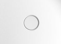 Накладка на слив ABBER AB0004 белая — фото 1, Сливы-переливы