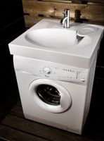 Раковина подвесная AZARIO Elegance 592х59290 литьевой мрамор, белая арт-CS00078300 — фото 4, Раковины подвесные