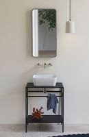 раковина накладная NUBES 38x38 без перелива бежевый матовый арт-903808 — фото 3, Раковины накладные