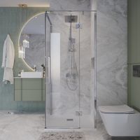 Товар: Душевое ограждение Niagara Nova (90х90х195) квадрат,хром,дверь распашная,стекло прозрачное,1 место арт-NG-6631-34 - фото 4 Душевое ограждение Niagara Nova (90х90х195) квадрат,хром,дверь распашная,стекло прозрачное,1 место арт-NG-6631-34 — фото 4, Квадратные душевые уголки