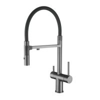 Смеситель для кухни Rose , пепельный арт-R958T — фото 1, Смесители для кухни