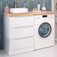 Тумба напольная NORDIC 60 /3 ящ/ под столешницу из массива и накладную раковину /AQUA DE MARCO 2060CNOR/F — фото 1, Тумбы под раковину