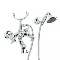 KORONA См-ль д/ванны внешний, изогнутый, хром 28491 — фото 1, Смеситель для ванны