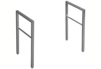 Консоль SIMAS FROZEN напольная Пара стоек для раковины цвет хром FZ/DUCG1 — фото 1, Консоли для раковины