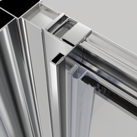 Душевой уголок RGW PA-045 1000x800, профиль хром,стекло прозрачное, арт-350804508-11 — фото 5, Прямоугольные душевые уголки