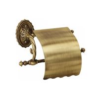 EDERA Бумагодержатель закрытый (с крышкой), бронза 16886 — фото 1, Держатели туалетной бумаги