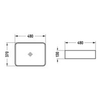 Товар: Раковина Azario накладная 480х370х130 белый (AZ-2074) арт-AZ-2074 SP - фото 2 Раковина Azario накладная 480х370х130 белый (AZ-2074) арт-AZ-2074 SP — фото 2, Раковины накладные