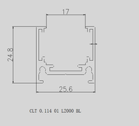 Шинопровод магнитный накладной арт-CLT 0.114 01 L2000 BL — фото 4, Шинопроводы