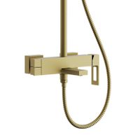 Душевая система BELZ , брашированное золото арт-B24658-5 — фото 3, Душевые стойки