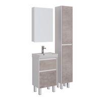 Шкаф зеркальный Lemark UNIVERSAL 50х80 см 1 дверный, петли слева, цвет корпуса: Белый глянец арт-LM50ZS-U — фото 3, Зеркальные шкафы в ванную