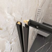 ДШ Фикс-Блэк 90*90, квадрат (2 места) арт-Щ0000067440 — фото 7, Квадратные душевые уголки