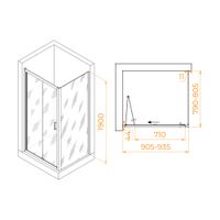 Душевой уголок RGW PA-142 (PA-21+Z-050-5) 900x800 060814298-11 — фото 6, Душевые уголки