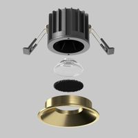 Товар: Встраиваемый светильник Technical DL058-12W3K-BS - фото 2 Встраиваемый светильник Technical DL058-12W3K-BS — фото 2, Точечные светильники