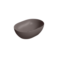 Товар: раковина накладная PURA 50x35 коричневый матовый арт-886016 - фото 2 раковина накладная PURA 50x35 коричневый матовый арт-886016 — фото 2, Раковины накладные