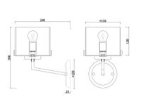 Настенный светильник (бра) Freya FR5096WL-01CH — фото 3, Бра