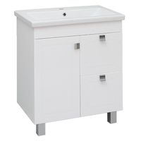 Тумба напольная с умывальником OSTIN 70 /1дв+2ящ// AQUA DE MARCO 5070WCOST/1 — фото 3, Тумбы с раковиной