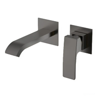 Смеситель для раковины встраиваемый Raglo , графит арт-R02.11.09 — фото 1, Смесители для раковины