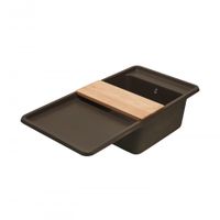 Мойка для кухни Беллис 97 970x510x250 мм, прямоуг., кофе 1A725132BS280 — фото 7, Кухонные мойки