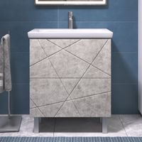 Тумба под раковину VIGO Geometry 70 напольная бетон (016 бетон) — фото 2, Тумбы под раковину