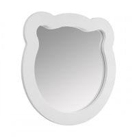 Зеркало КАСПЕР МИШКА, фигурное, белый матовый 1A283502CRE20 — фото 2, Зеркала в ванную комнату