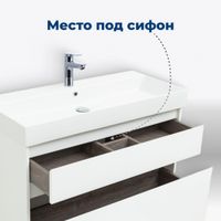 Товар: Тумба с раковиной Aquanet Nova Lite 100 2 ящ. (SLIM SYNERGY) цв. бел. глянец арт-00291826 - фото 7 Тумба с раковиной Aquanet Nova Lite 100 2 ящ. (SLIM SYNERGY) цв. бел. глянец арт-00291826 — фото 7, Тумбы с раковиной