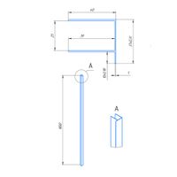 Товар: Профиль пристенный RGW A-11 (185мм) 04271185-01 - фото 2 Профиль пристенный RGW A-11 (185мм) 04271185-01 — фото 2, Комплектующие для душевых ограждений