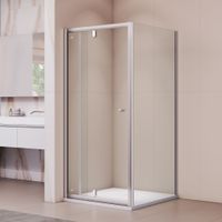 Товар: Душевой уголок RGW PA-32 (PA-02 + Z-050-1) 800x800, профиль хром, стекло прозрачное, арт-41083288-011 - фото 1 Душевой уголок RGW PA-32 (PA-02 + Z-050-1) 800x800, профиль хром, стекло прозрачное, арт-41083288-011 — фото 1, Квадратные душевые уголки