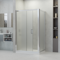 Душевой уголок RGW PA-045 1000x800, профиль хром, стекло матовое, арт-350804508-21 — фото 3, Прямоугольные душевые уголки