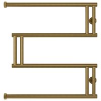 Полотенцесушитель водяной Сунержа High-Tech+ model "M" 600х600 Состаренная бронза арт-05-4050-6060 — фото 1, Водяные полотенцесушители