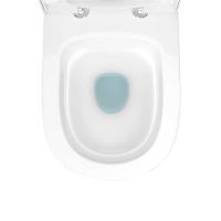 Унитаз-компакт КЕРАМИН БАРИ Slim ЖСМЛ Soft Close безободковый двухрежимный, сиденье дюропласт с микролифтом CDB00029257 арт-4810531150305 — фото 6, Напольные унитазы