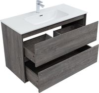 Тумба под раковину Aquanet Милан 100 дуб рошелье арт-00336375 — фото 3, Тумбы под раковину