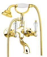Смеситель для ванны Fiore GIOIELLI (SWAROVSKI®) , золото арт-08OO0600 — фото 1, Смеситель для ванны