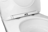 Унитаз-компакт Azario Berton 385х615х805 напольный, безободковый, слив "Торнадо", с быстросъемным сиденьем микролифт арт-AZ-6093 — фото 3, Напольные унитазы