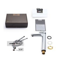 Товар: Смеситель для раковины D&K Rhein , хром арт-DA1392001 - фото 2 Смеситель для раковины D&K Rhein , хром арт-DA1392001 — фото 2, Смесители для раковины