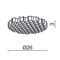 Товар: Комплектующие для светильника Technical HoneyComb-D26 - фото 4 Комплектующие для светильника Technical HoneyComb-D26 — фото 4, Комплектующие для освещения