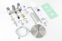 Товар: Душевая система ABBER Wasser Kreis 316 AF8150BST скрытого монтажа с изливом, термостат, сталь брашированная - фото 2 Душевая система ABBER Wasser Kreis 316 AF8150BST скрытого монтажа с изливом, термостат, сталь брашированная — фото 2, Встраиваемые душевые комплекты