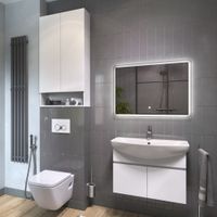 Шкаф VIGO Wing 60 подвесной белый арт-195 белый — фото 4, Шкафы для ванной