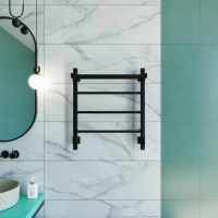 Полотенцесушитель электрический Grota App 530х600 черный App 530х600 RAL9005 EL — фото 6, Электрические полотенцесушители