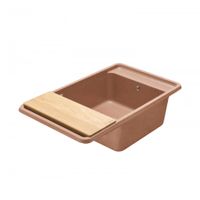 Мойка для кухни Беллис 87 870x510x250 мм, прямоуг., терракот 1A724832BS270 — фото 3, Кухонные мойки