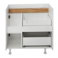 Тумба напольная с умывальником SYDNEY 80 /1дв+2ящ/ AQUA DE MARCO 5080WCSYD — фото 5, Тумбы с раковиной