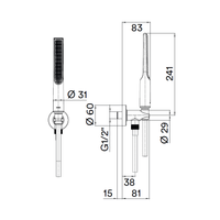 Товар: Душевой гарнитур BOSSINI APICE CE3004C.094 цвет никель шлифованный - фото 1 Душевой гарнитур BOSSINI APICE CE3004C.094 цвет никель шлифованный — фото 1, Душевые гарнитуры